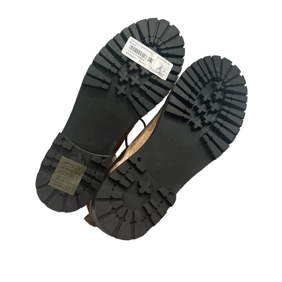 New in Box ALL SAINTS Paulina Suede Moto Boot Desert Sand  Size US 8 EU 38 - Picture 4 of 5